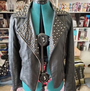 Faux Leather Jacket